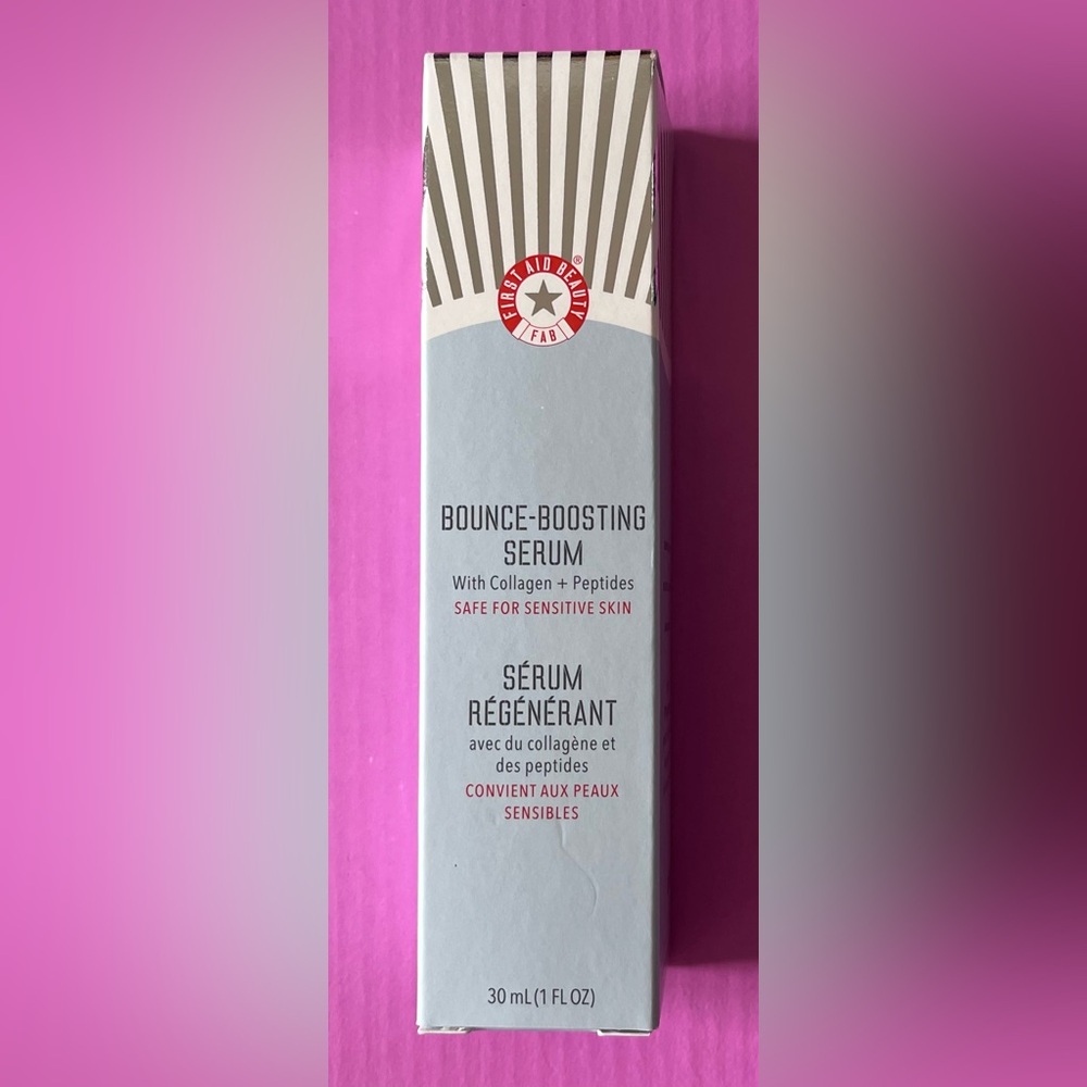 First Aid Beauty Bounce-Boosting Serum with Collagen + Peptides (New w/Tags)